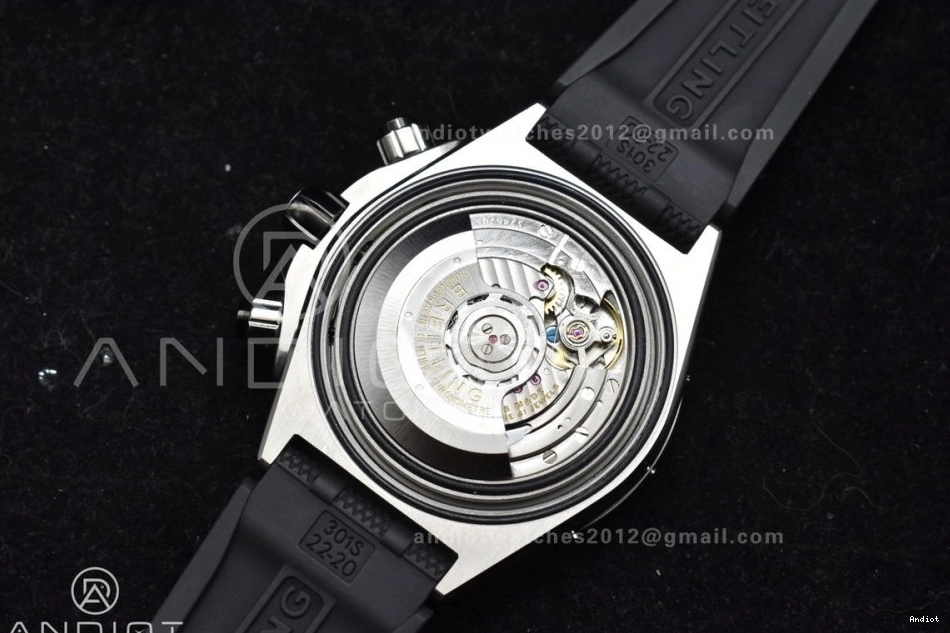 Dial Best 44mm Edition Green On B01 BLSF Robber Chronomat Bracelet 1:1 SS A7750 0113